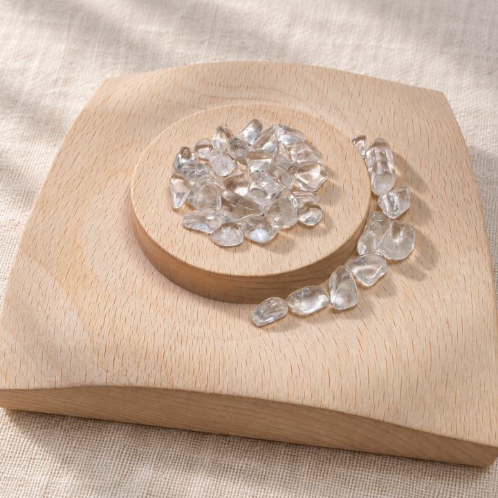 Clear quartz chips included with your bracelet