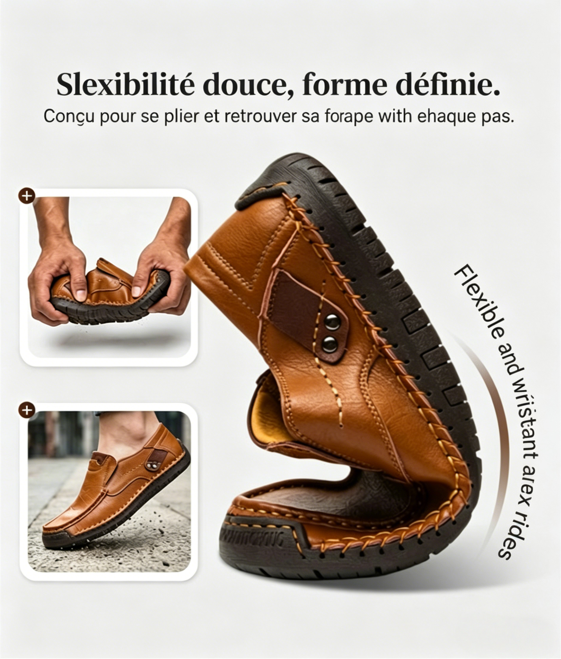 🔥 50% OFF ⏰ Classic Men’s Leather Shoes – Breathable Calfskin, Slip-On Comfort & Timeless Style! 👞✨
