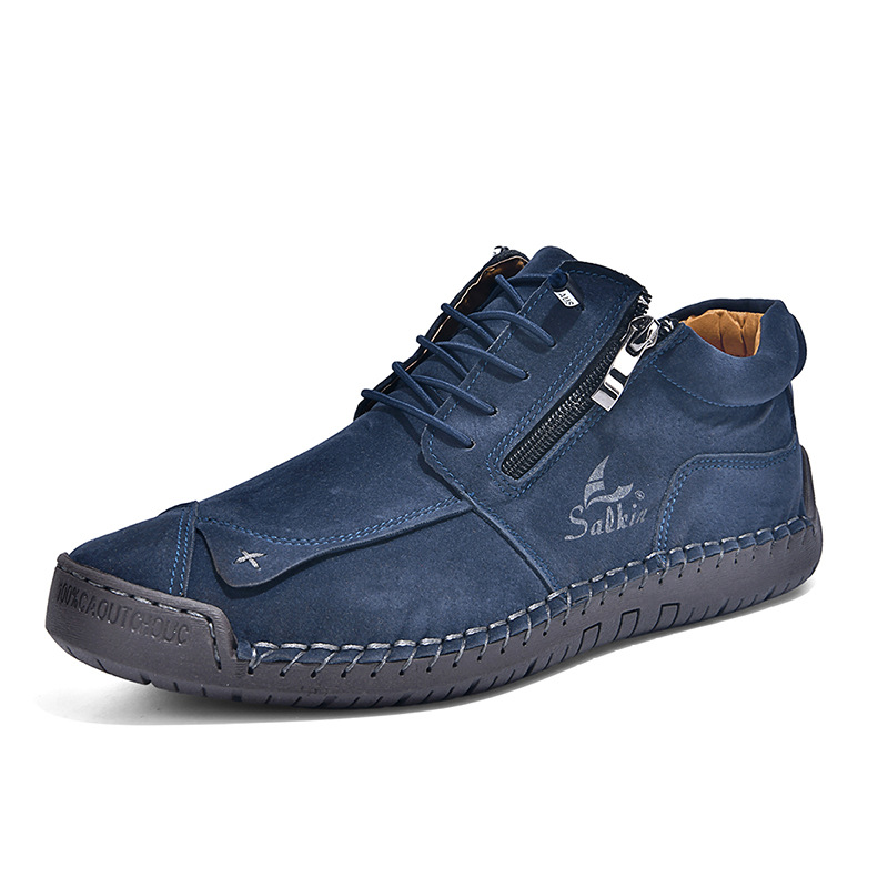 [Copy]⏰Limited Time 60% OFF - Premium Cowhide Slip-On Driving Shoes with Side Zipper