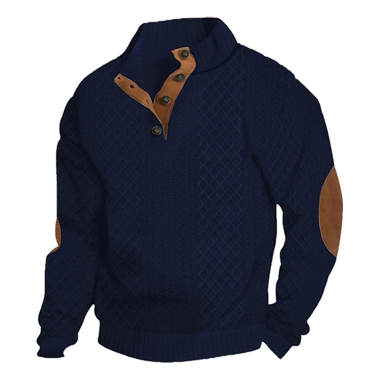Elovard® Men's Outdoor Casual Stand-Collar Zip Sweatshirt — Comfortable All-Day Layer