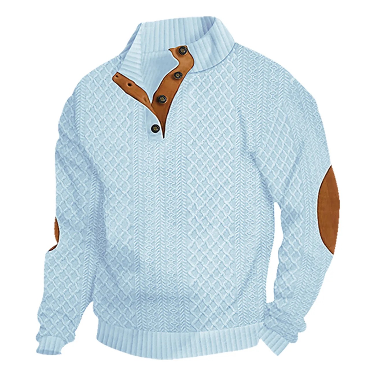 Elovard® Men's Outdoor Casual Stand-Collar Zip Sweatshirt — Comfortable All-Day Layer