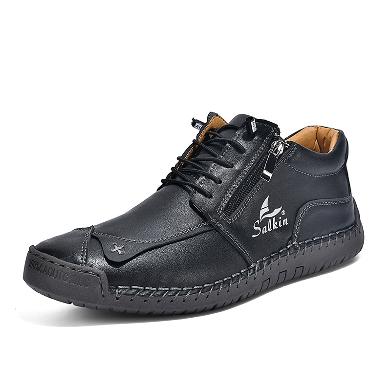 [Copy]⏰Limited Time 60% OFF - Premium Cowhide Slip-On Driving Shoes with Side Zipper