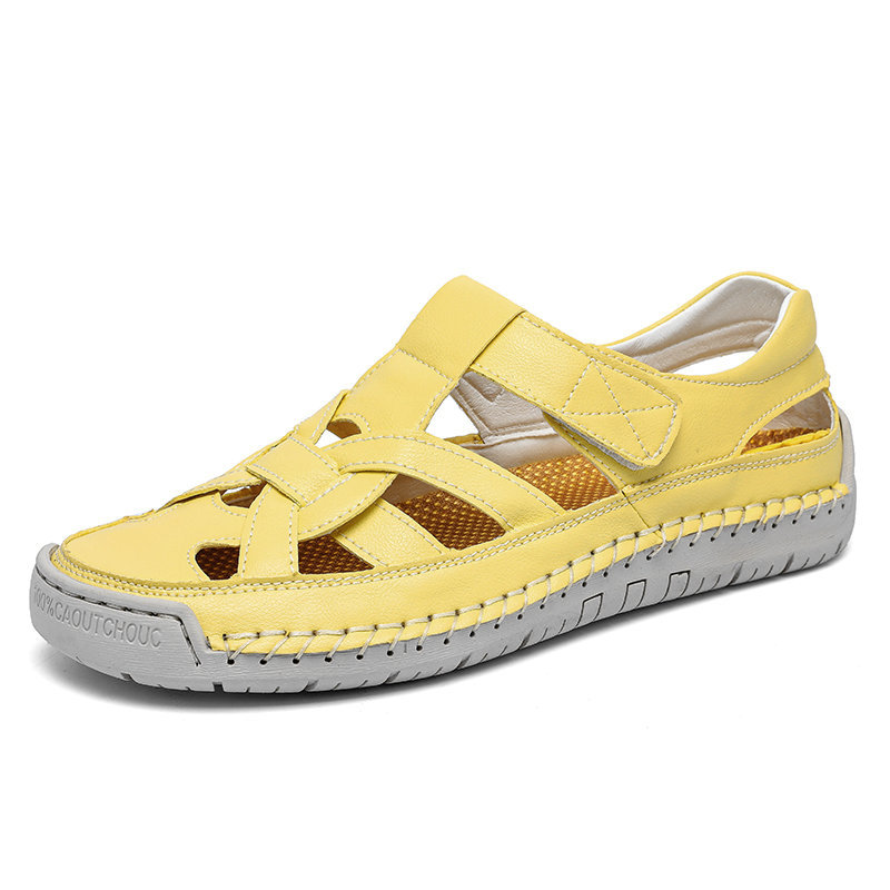 🎁LAST DAY 70% OFF🎁-Women’s Retro Orthopedic Leather Sandals: Soft Sole Walking Shoes with Corrective Arch Support & Adjustable Velcro Straps for All-Day Relief