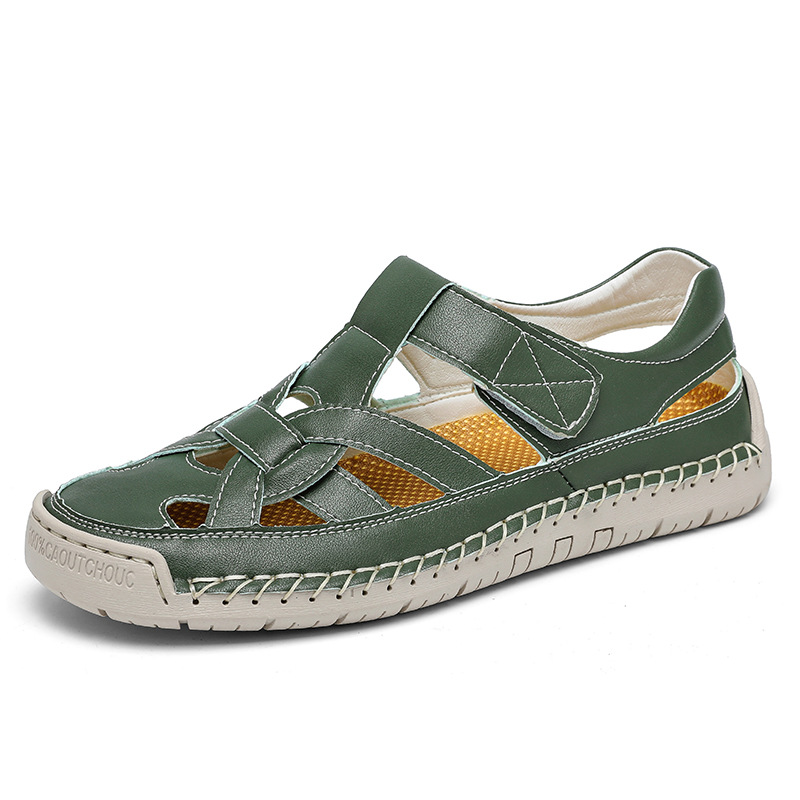 🎁LAST DAY 70% OFF🎁-Women’s Retro Orthopedic Leather Sandals: Soft Sole Walking Shoes with Corrective Arch Support & Adjustable Velcro Straps for All-Day Relief