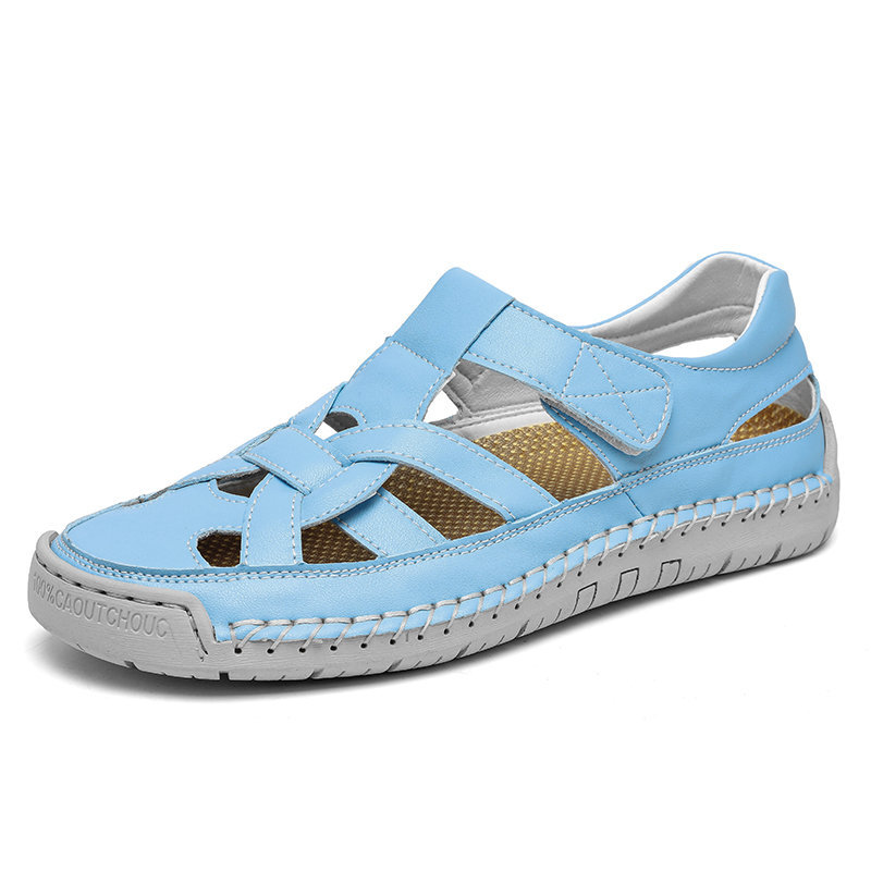 🎁LAST DAY 70% OFF🎁-Women’s Retro Orthopedic Leather Sandals: Soft Sole Walking Shoes with Corrective Arch Support & Adjustable Velcro Straps for All-Day Relief