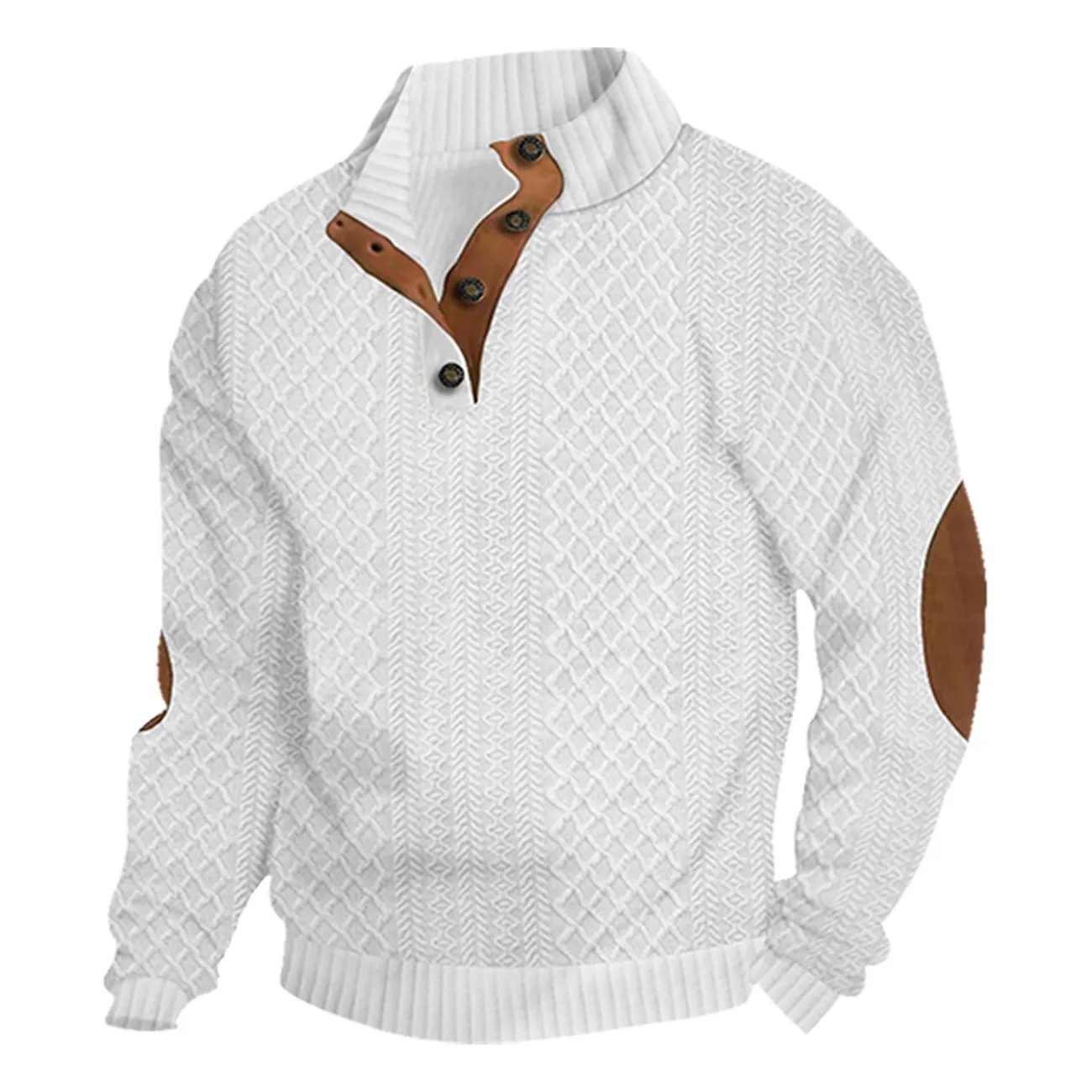 Elovard® Men's Outdoor Casual Stand-Collar Zip Sweatshirt — Comfortable All-Day Layer