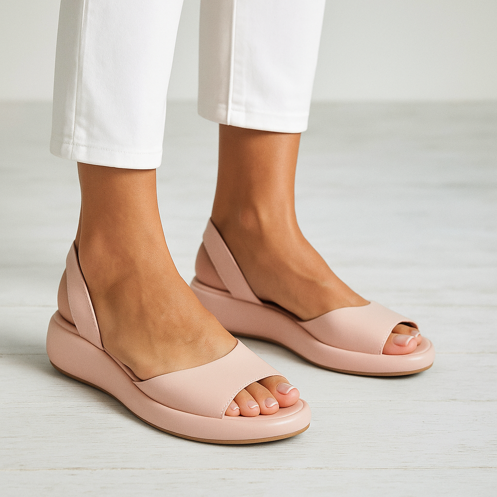 Platform Slingback Sandals – Open Toe Everyday Comfort Sandals