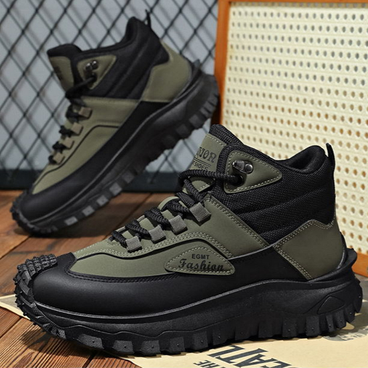 (⏰Limited Time Sale 70% OFF) Men’s Work Hiking Boots – Waterproof, Non-Slip, Puncture and Smash Resistant, Wide Toe, Arch Support – Ideal for Daily Wear and Outdoor Adventures