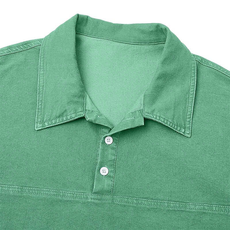 Men's Classic Cotton Henley Shirt