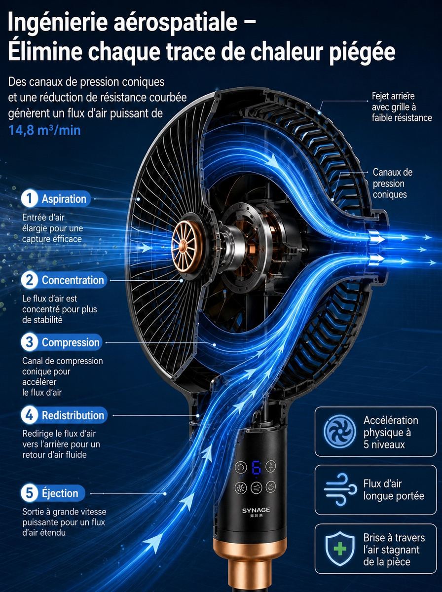 【Ventilateur circulaire 3D à ions négatifs】🚨Commande annulée ! L'usine liquide tout en urgence, vendu à perte sous le prix de revient.