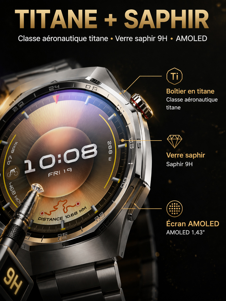 La toute dernière montre connectée HW WATCH GT 6 · Votre compagnon médical intelligent