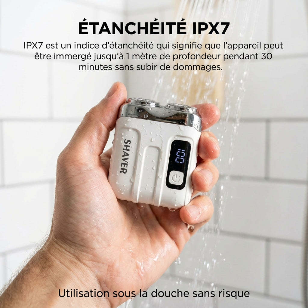 【Ingénierie de précision allemande – Un best-seller en Europe et aux États-Unis】Rasoir portable à double tête de nouvelle génération