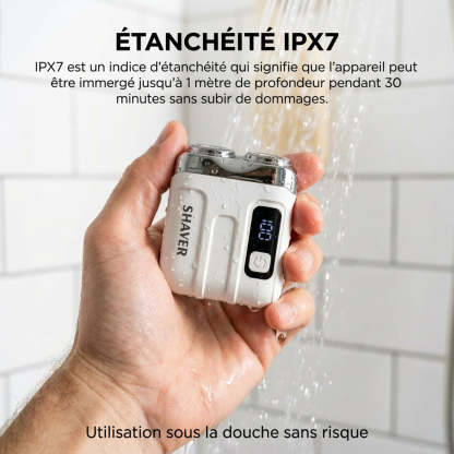 【Ingénierie de précision allemande – Un best-seller en Europe et aux États-Unis】Rasoir portable à double tête de nouvelle génération
