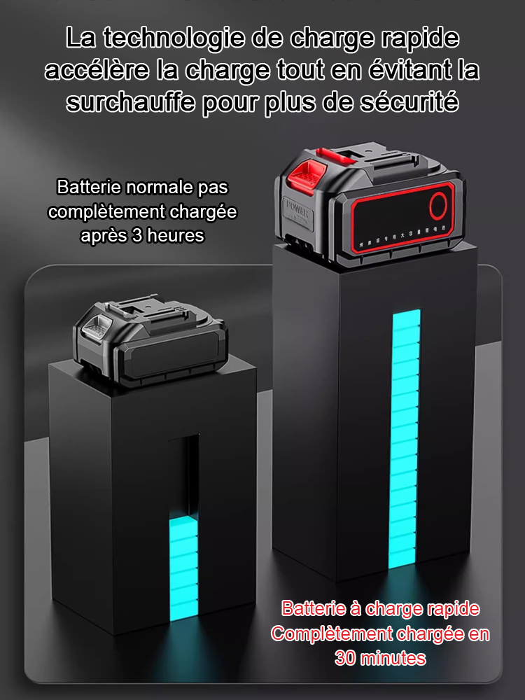 【Sans prise électrique】Tondeuse à gazon sans fil professionnelle 1800 W ✨ Garantie moteur de 10 ans