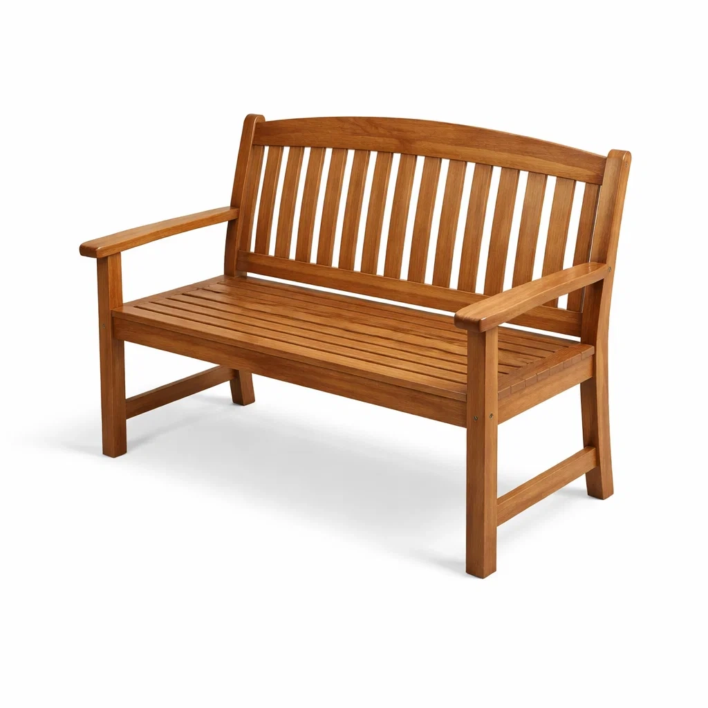 Panchina in legno massello resistente-cozyvibezzz