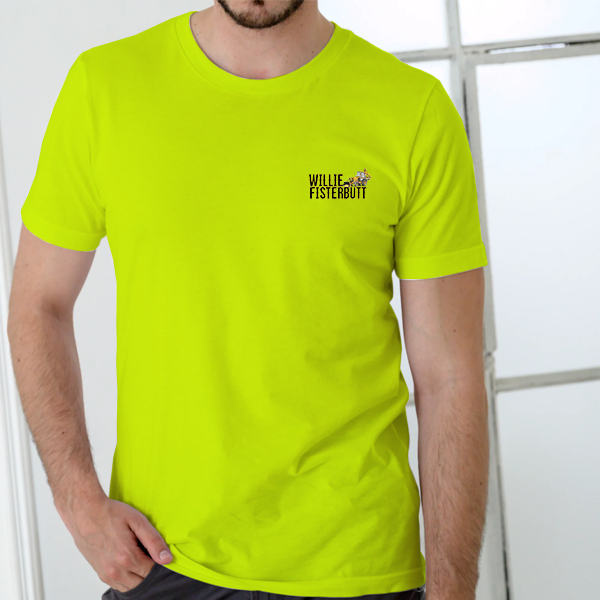 WILLIE FISTERBUTT BACKHOE SERVICE AND REPAIR – Funny Name Unisex Cotton T-Shirt