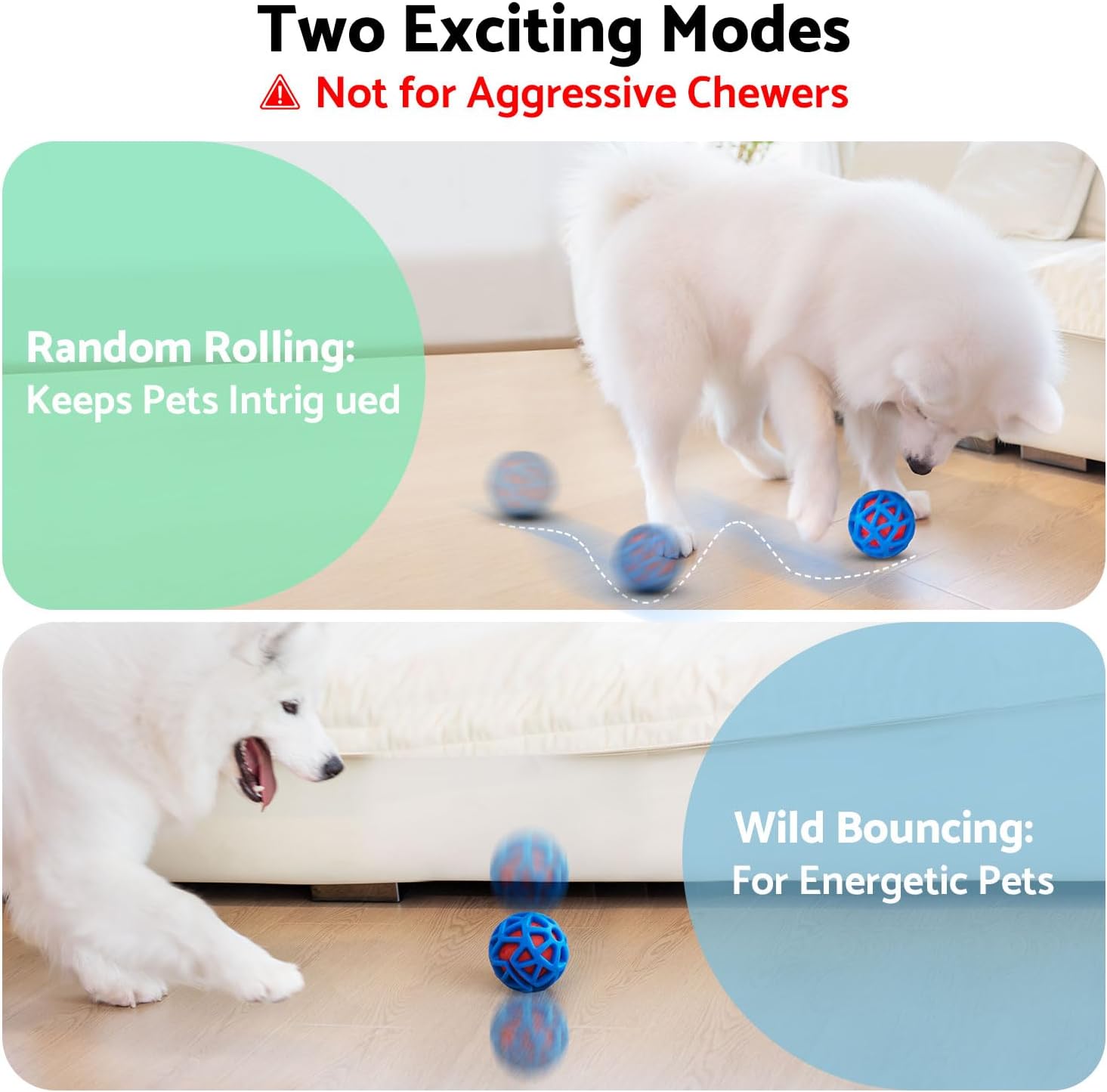 Interactive Dog Rubber Ball