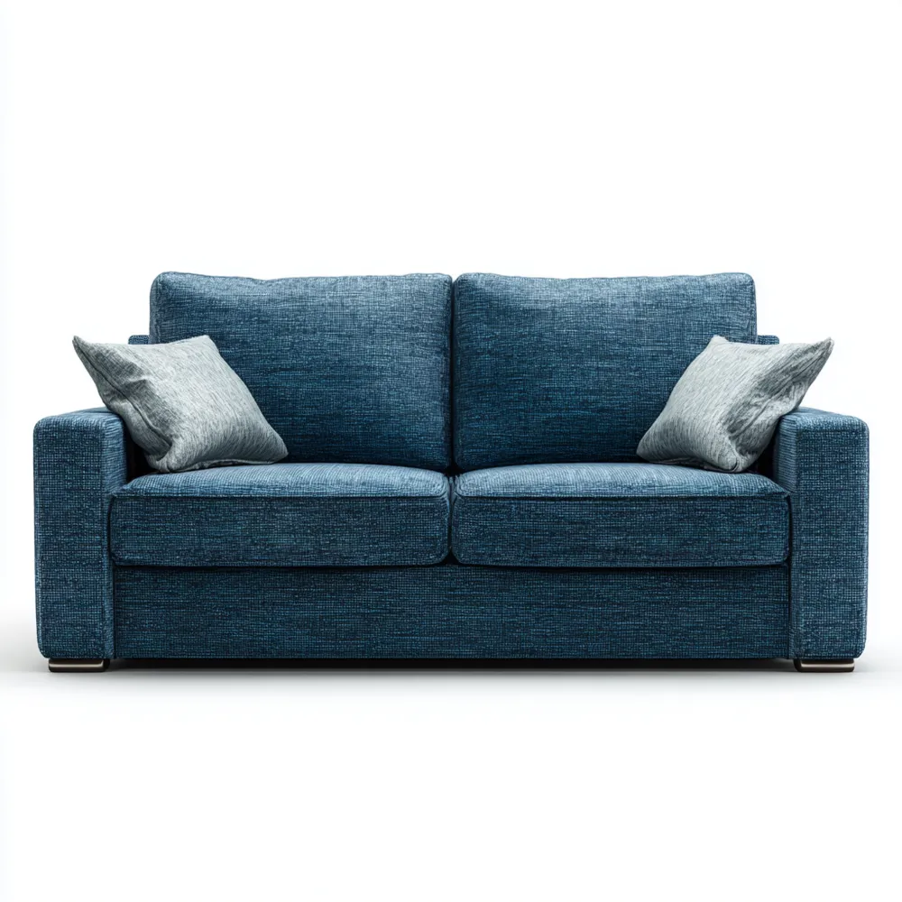 Canapé 2 places 150x90x85 cm - Bleu - Design Contemporain