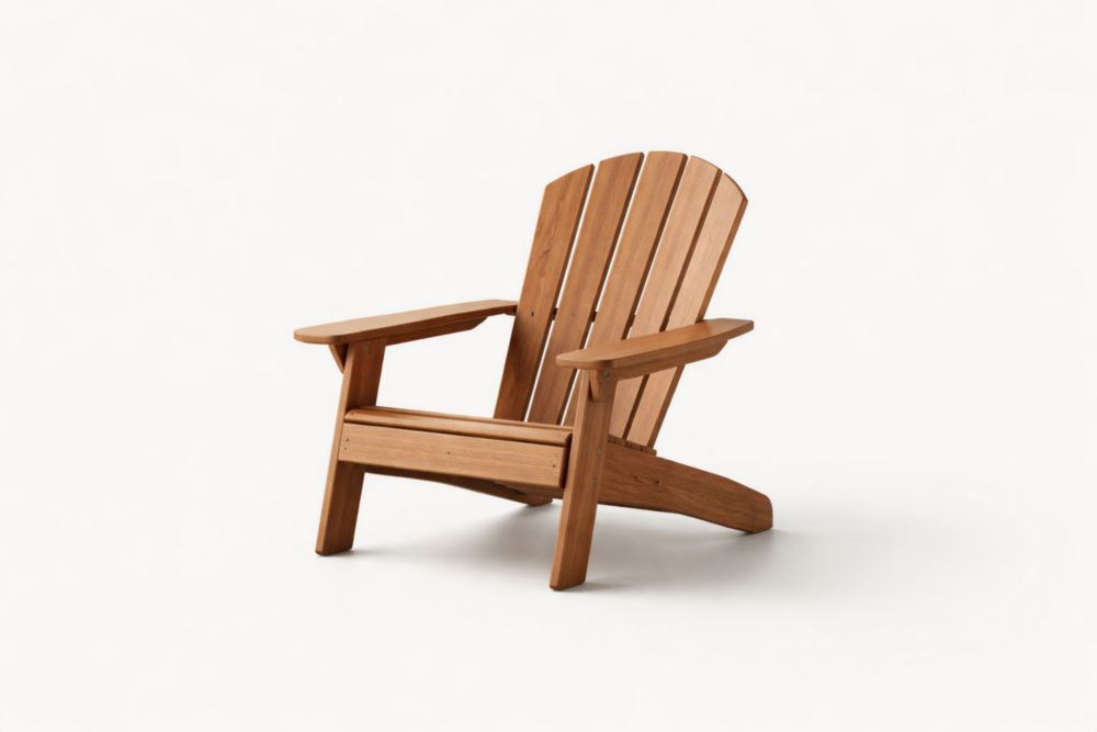 Sedia da Esterno in Legno di Teak Marrone