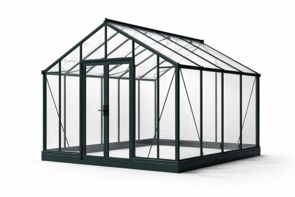 Serra in alluminio con pannelli in policarbonato 250x300x200 cm(Lu x L x H)