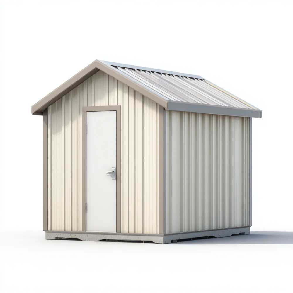 Abri de jardin métallique 300x250x220 cm - Beige