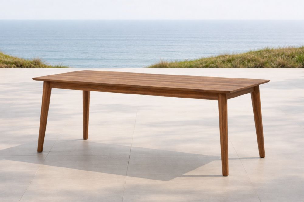 Tavolo Rettangolare in Legno Massello di Teak