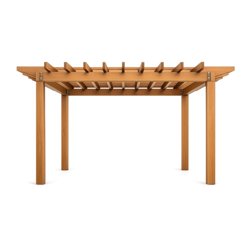Pergola en Bois de Pin Brun