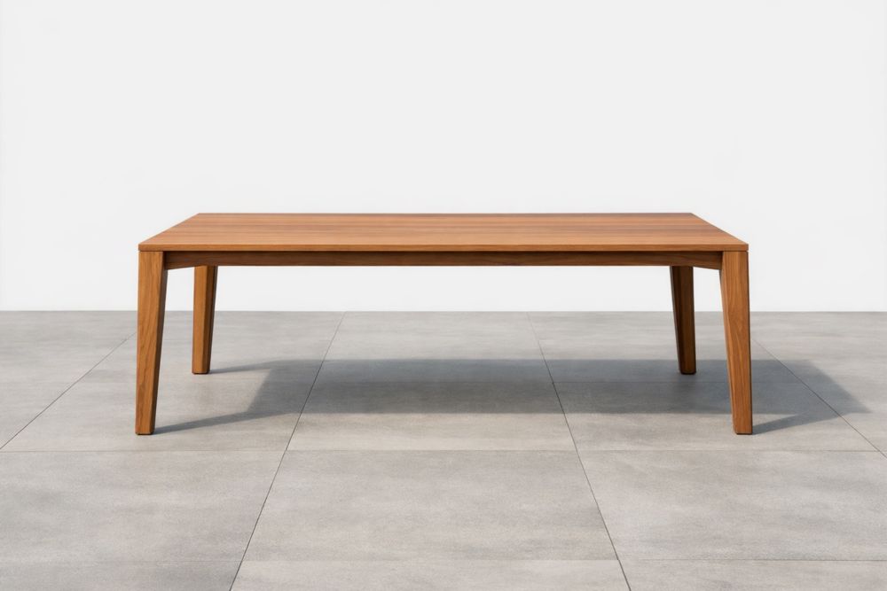 Table rectangulaire en teck