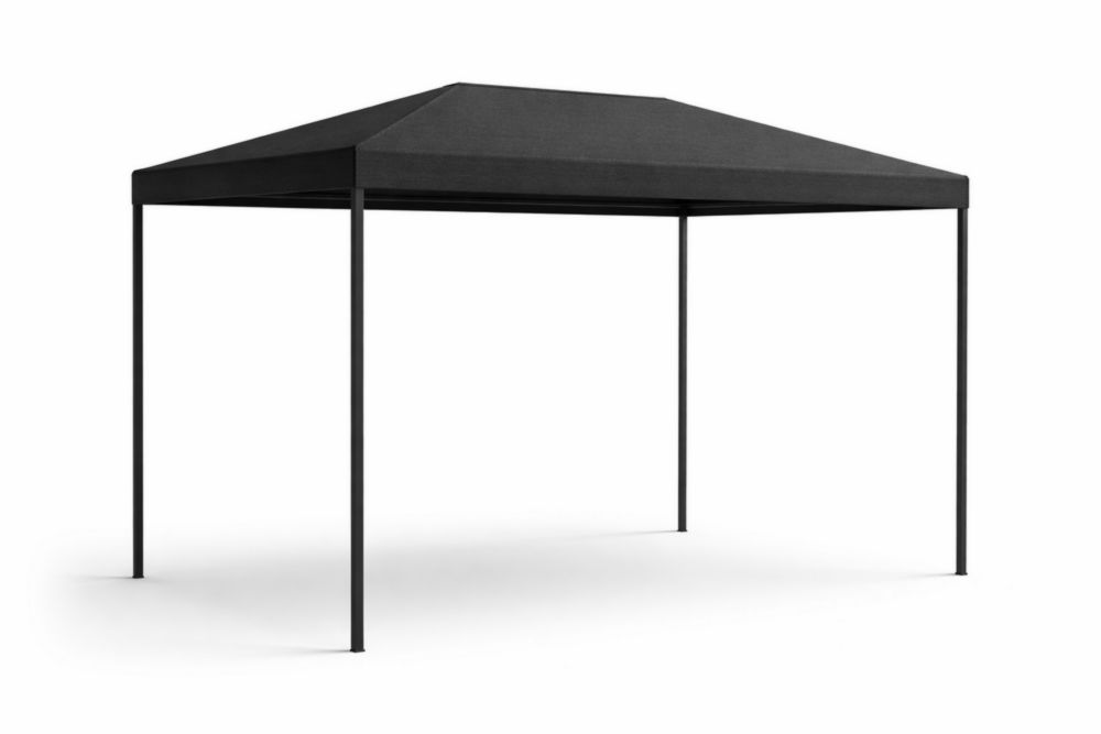 Tente Pliante Acier Noir 300x300x250 cm