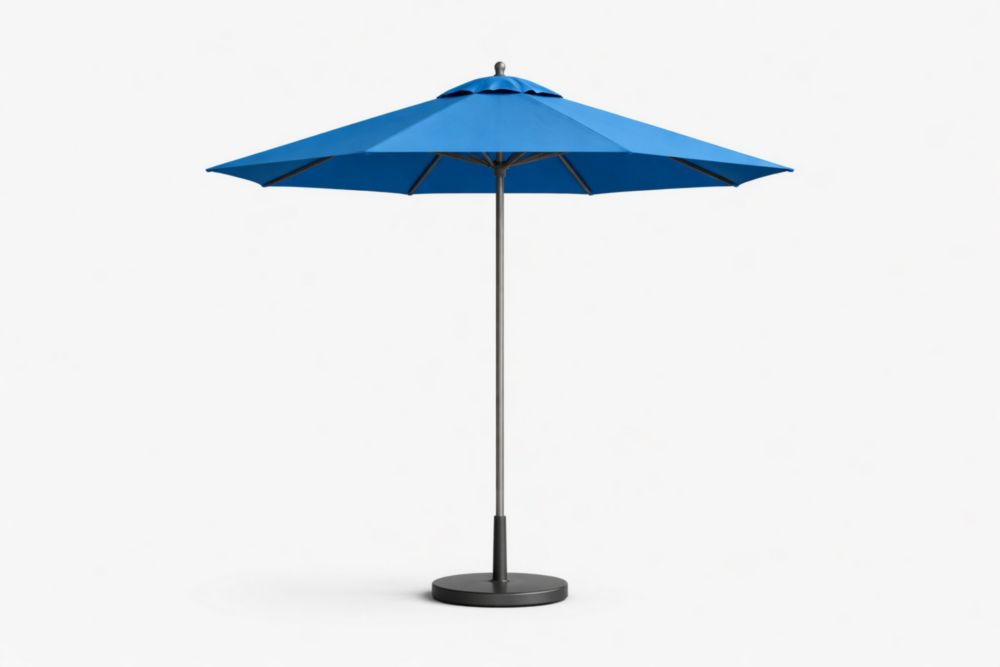 Parasol en Aluminium et Polyester Bleu