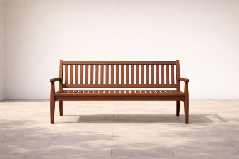 Banc en Bois d'Acajou pour Extérieur