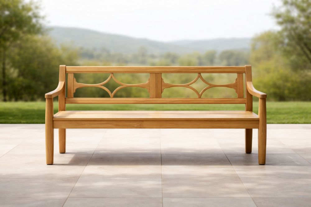 Banc de jardin en teck