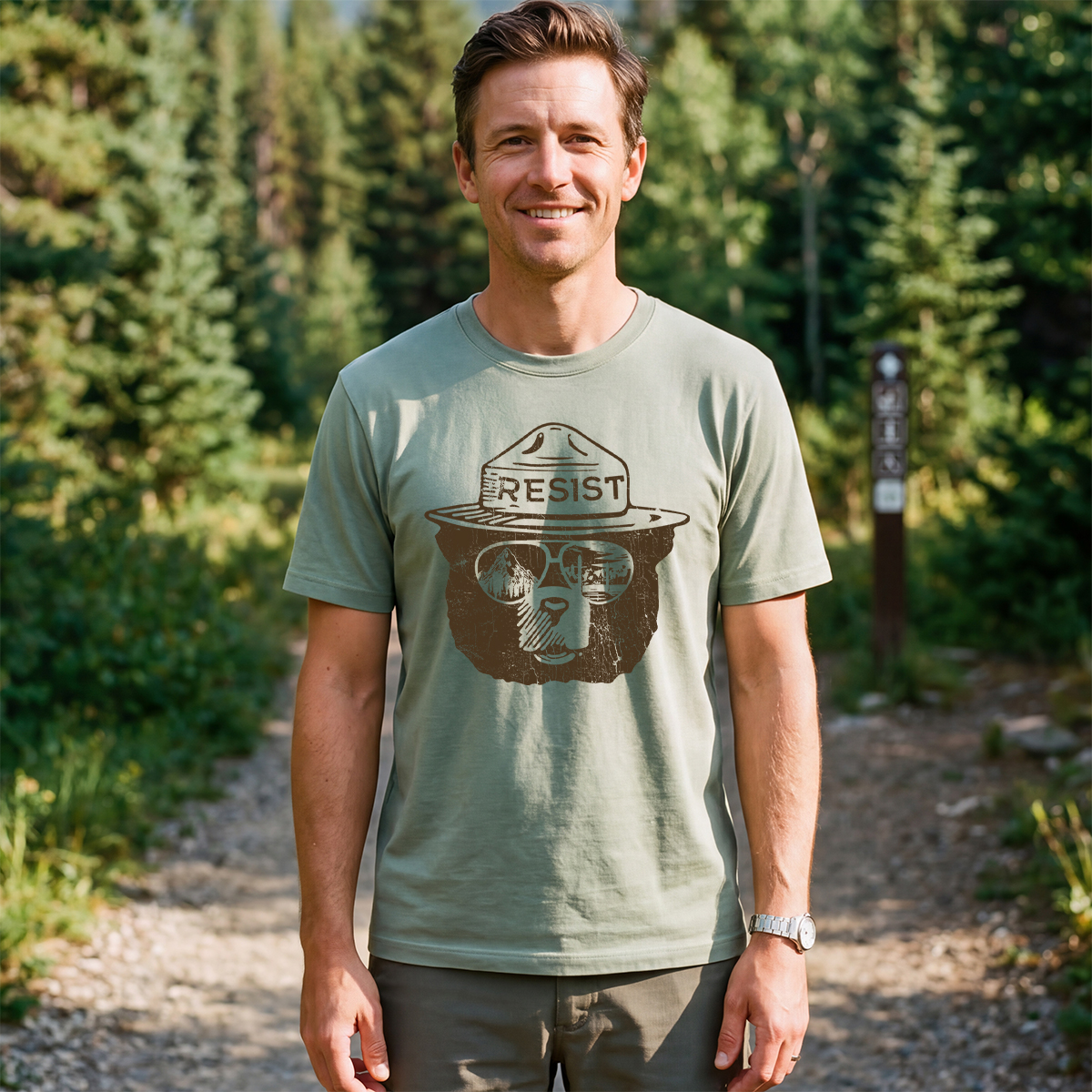 Vintage Alt National Park Service Resist T-Shirt