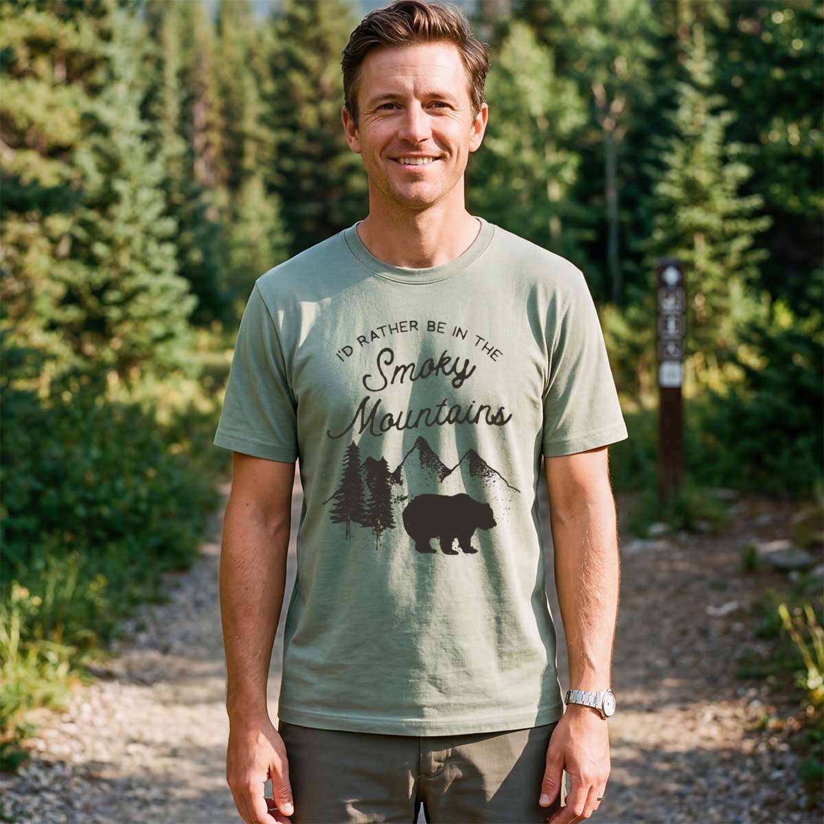 I'd Rather Be In The Smoky Mountains T-Shirt