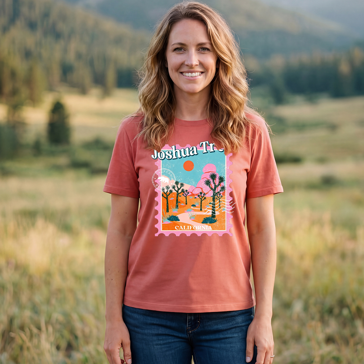 Joshua Tree Stamp National Park T-Shirt