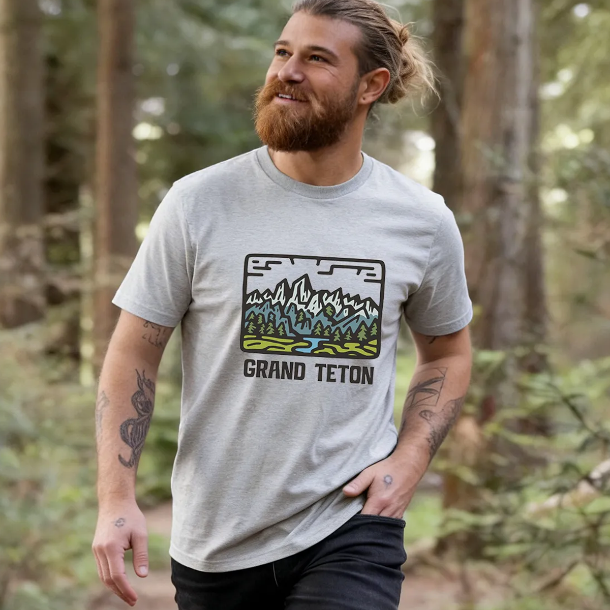 Grand Teton National Park Tee Cotton Classic T-Shirt