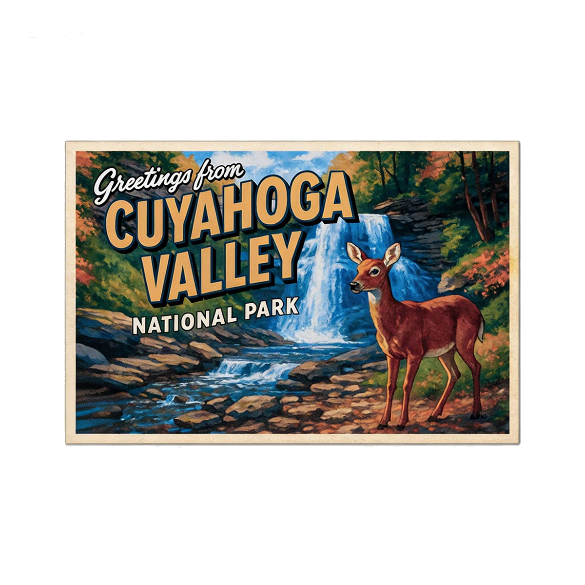 Cuyahoga Valley National Park Fridge Magnet