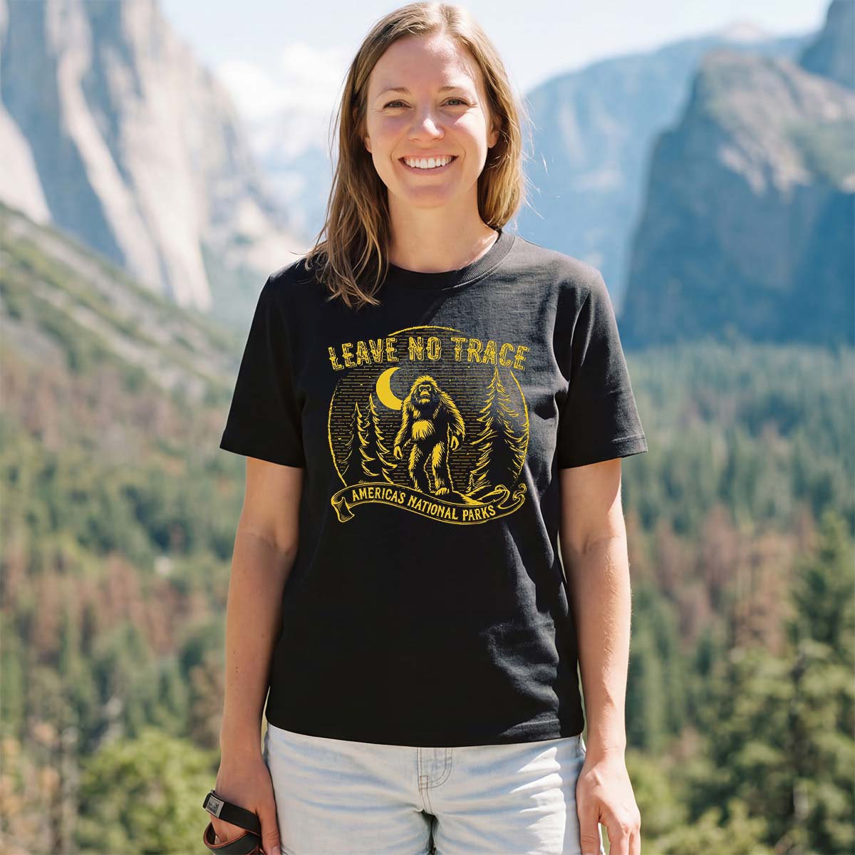Leave No Trace Bigfoot Vintage T-Shirt
