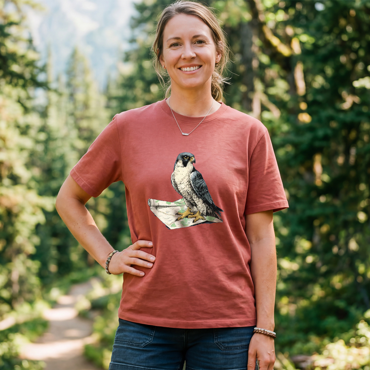 Peregrine Falcon Navigator T-Shirt