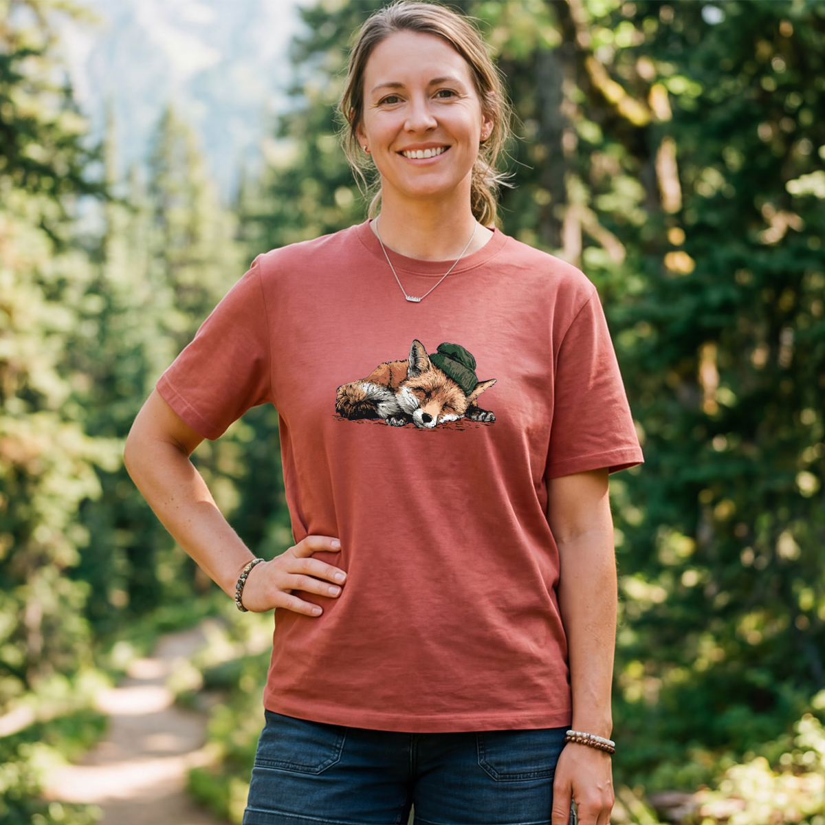 Red Fox Sleeper T-Shirt