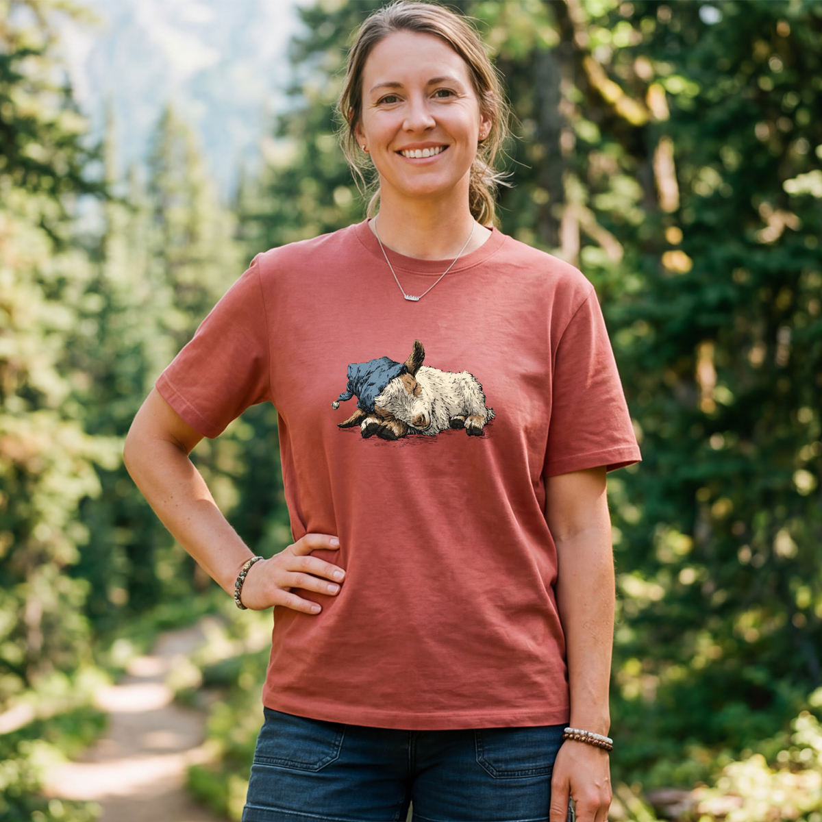 Baby Goat Sleeper T-Shirt