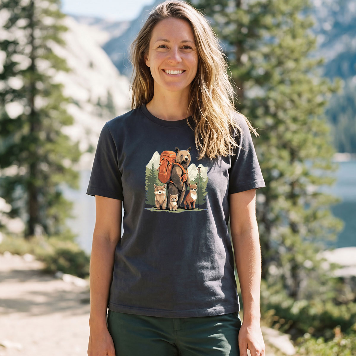 Animal Group Backpacker T-Shirt