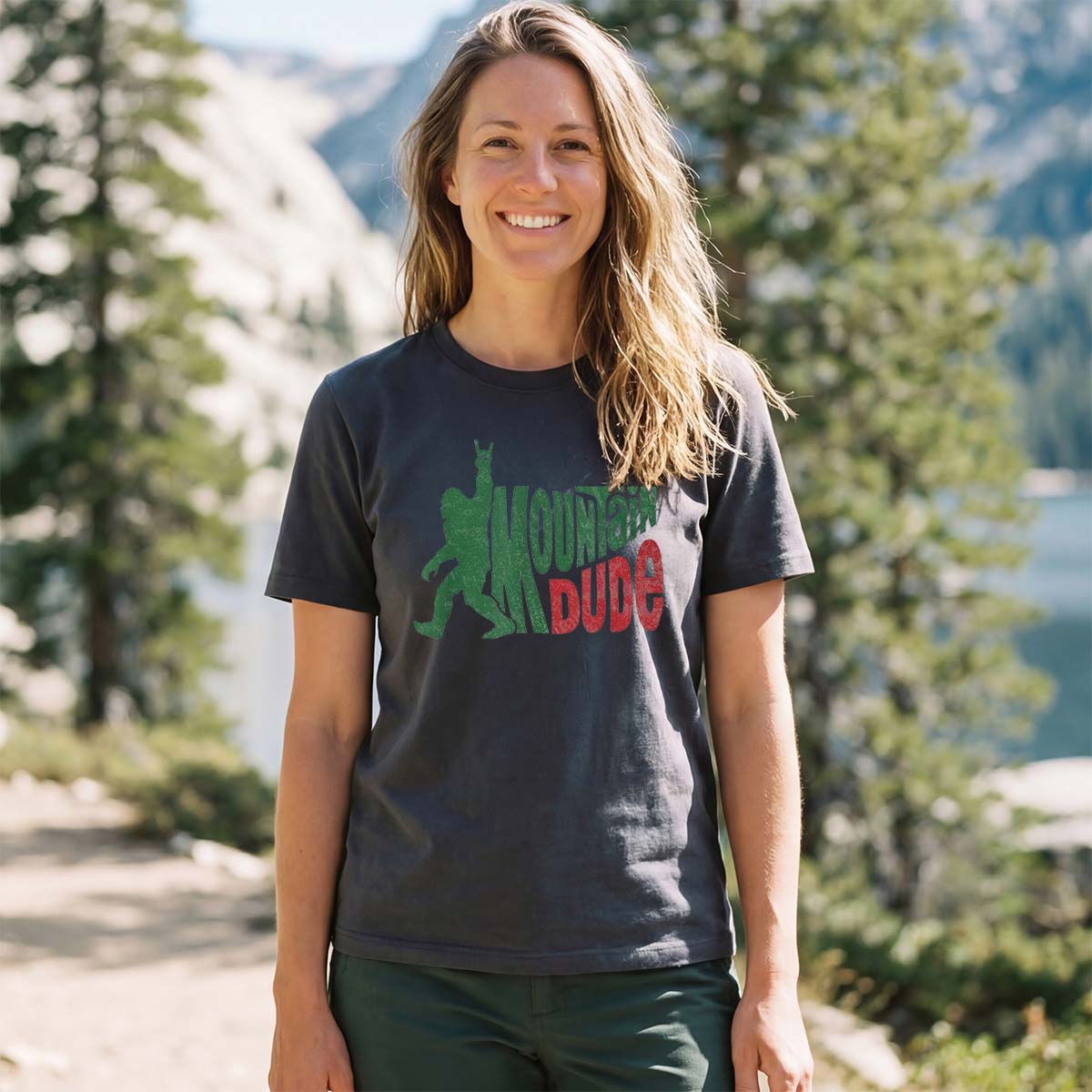 Mountain Dude Funny Bigfoot Sasquatch T-Shirt