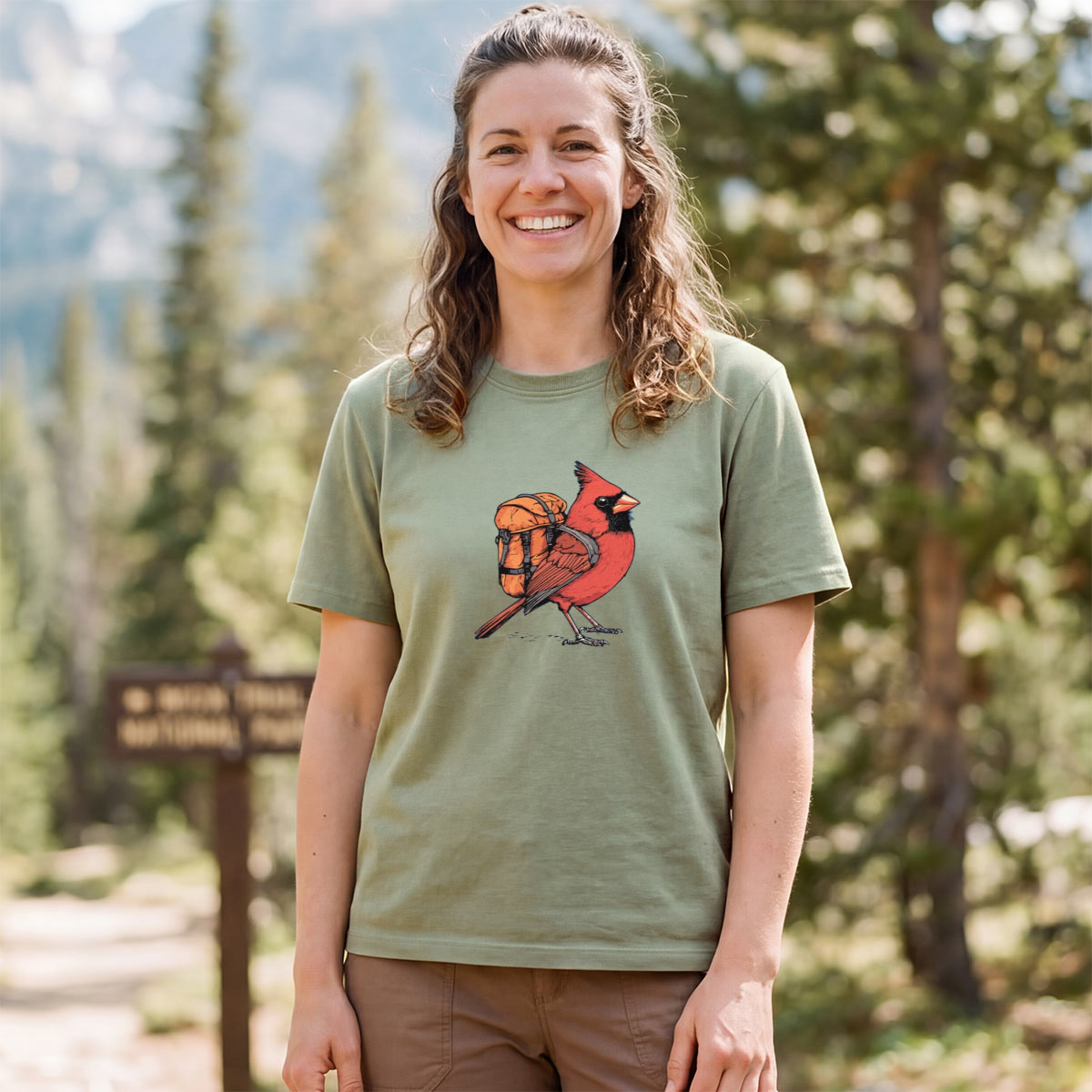 Cardinal Backpacker T-Shirt