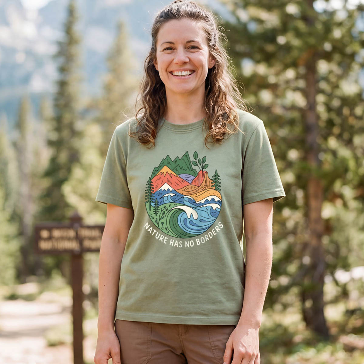 Nature Has No Borders T-Shirt