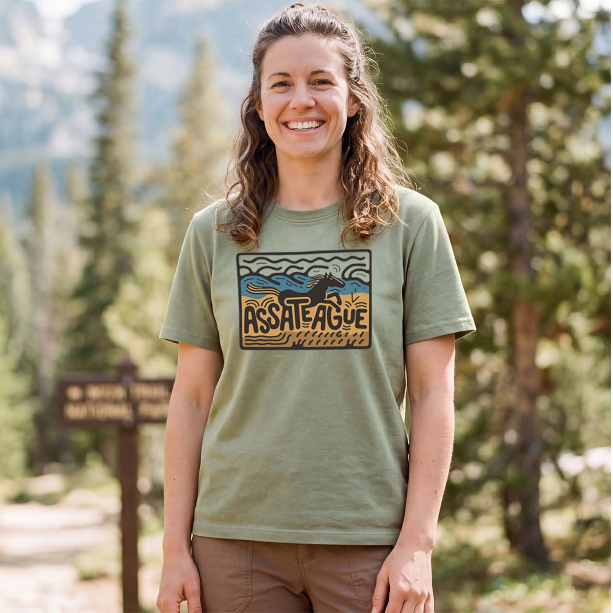 Assateague Island Tee Cotton Classic T-Shirt