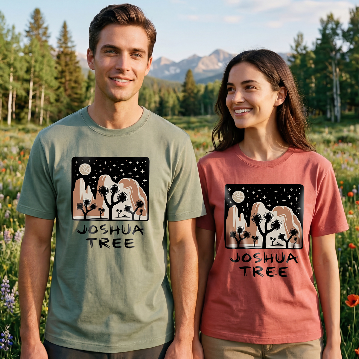 Joshua Tree at Night T-Shirt