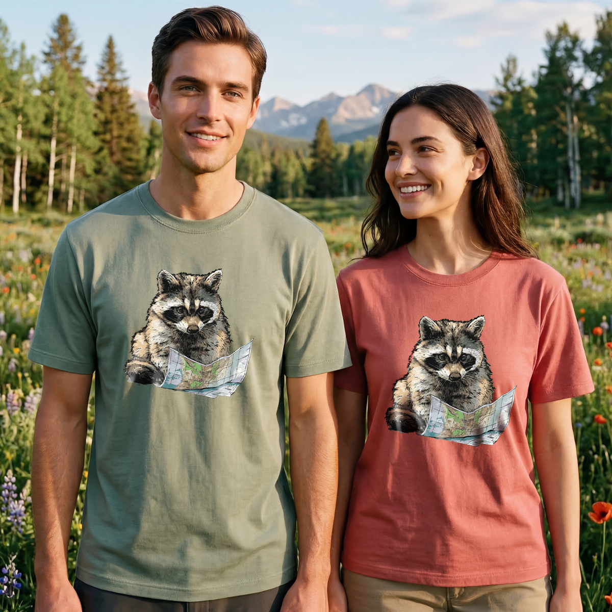 Raccoon Navigator T-Shirt