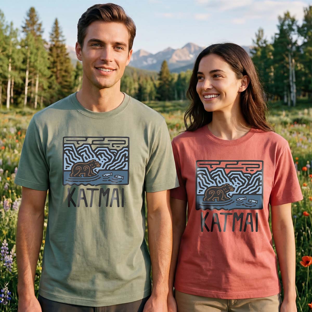 Katmai National Park Tee Cotton Classic T-Shirt