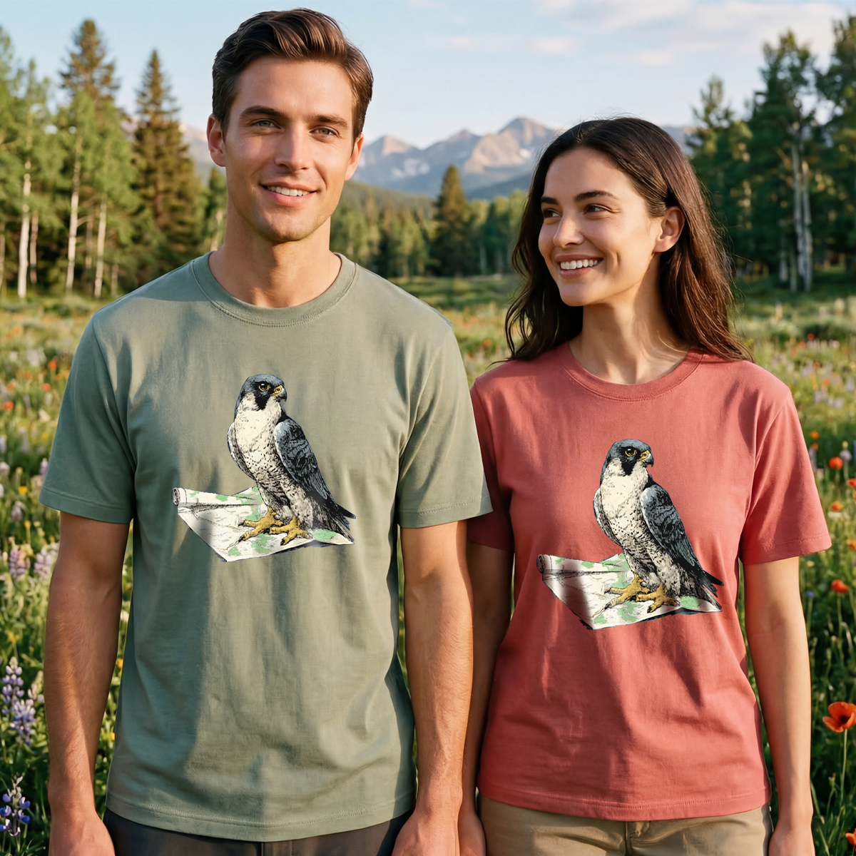 Peregrine Falcon Navigator T-Shirt